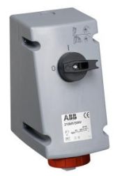 ABB Stotz-Kontakt 316MVS6W, Switchable wall socket, 16 A 6h, IP67, 3P+E, 2CMA167832R1000
