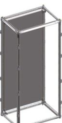 ABB Striebel & John 2/10RG4 TriLine control cabinet frame W614/ H2213/ D425 mm, 2CPX045657R9999