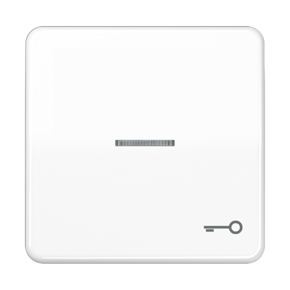 Jung CD590KO5TWW rocker with light guide, symbol door, Duroplast, CD series, alpine white