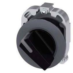 Siemens 3SU1062-2DF10-0AA0 toggle switch illuminated 30mm round metal black