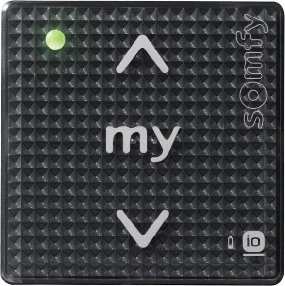 Somfy Smoove1INio wall transmitter, Black Shine
