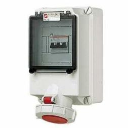 Mennekes 7168 wall socket 63A 5-pin 6h 400V IP67