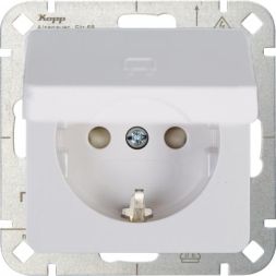 Kopp 914913005 with BS HK02 arctic white SCHUKO socket