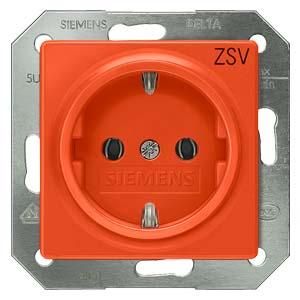 Siemens 5UB1911 socket SCHUKO 10/16A 250V orange