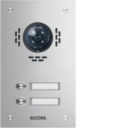 Elcom 1102180BTC flush-mounted door station TVG-2/1 ESTA stainless steel