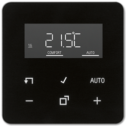 Jung CD1790DSW LB-Management room thermostat display, CD series, black