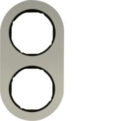 Berker 10122084 frame aluminum/black series R.classic