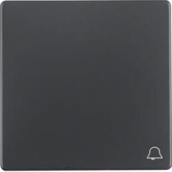 Berker 16206056 rocker switch with printed symbol bell anthracite velvet Berker Q.1/Q.3