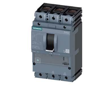 Siemens 3VA2163-7HK36-0AA0 circuit breaker 3VA2 3-pole IN=63A IR=25A-63A