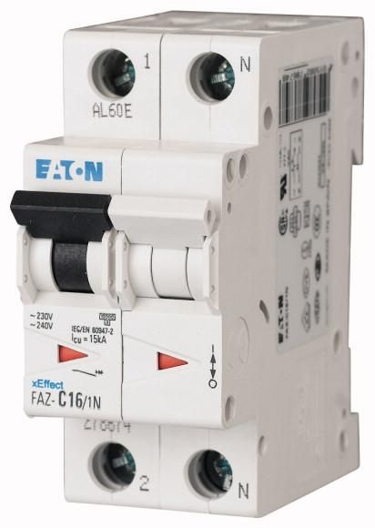 Eaton FAZ-C0,5/1N circuit breaker, 278657