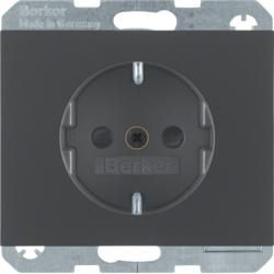 Berker 47357006 SCHUKO socket anthracite, matt Berker K.1