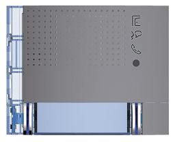 Bticino 351143 front panel SFERA New for loudspeaker LED 2RT-D ALLSTREET, (anthracite)