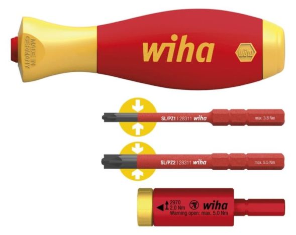 Wiha 41477 29701200S4 torque set easyTorque adapter