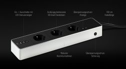 EVE 10EAZ8301 Energy Strip Smart triple power strip | Apple HomeKit