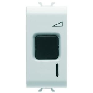 Gewiss GW10568 resistive/inductive loads 1M 60-500W white touch dimmer