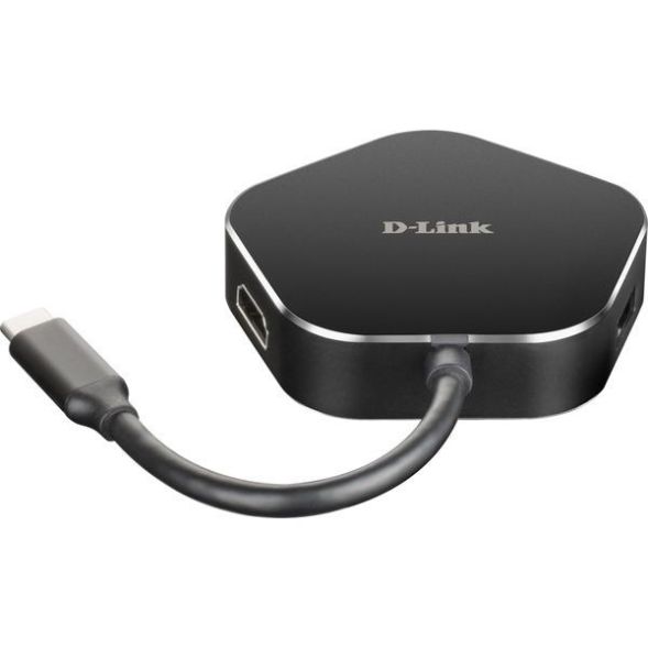 D-Link DUB-M420 USB-C 4-Port USB 3.0 Hub with HDMI and US Hub