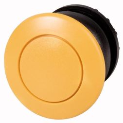 Eaton M22S-DRP-Y mushroom pushbutton, yellow, latching, 216750