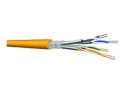 PROTEC.net 05300689 ISO-Cat7A 1500MHz 2x (4x2xAWG22) TR500 data cable 8150-2 4P22 melon yellow