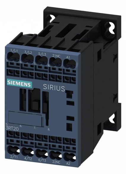 Siemens 3RT2017-2GG22 AC-3 5.5kW/400V 1NC AC 110V 50/60Hz 3p. Schütz
