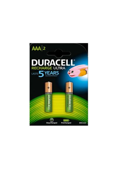 Duracell 132482 PreCharged Micro 1.2V 850mAh (PK=2pcs.) battery