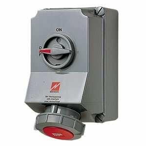 Mennekes 7290 63A5P 6H400V DUO IP44 wall socket