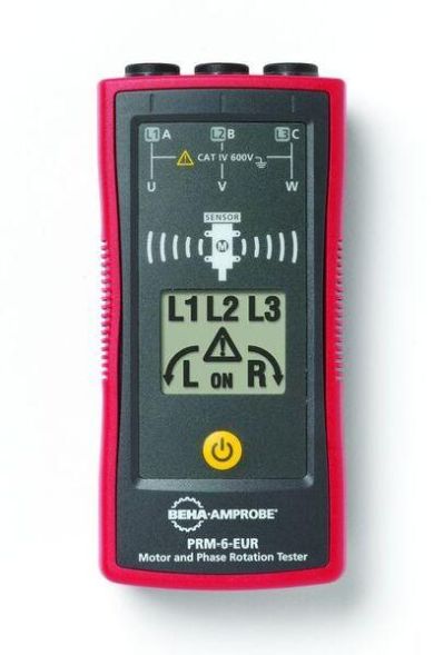 Beha Amprobe 4633222 PRM-6-EUR for motor rotation direction rotary field direction tester