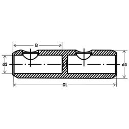 HAUPA 293138 screw connector 6f 185-400qmm tinned