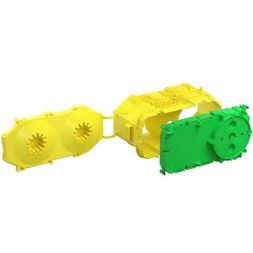 Kaiser 1268-01 B1 Prefix 2-part opening D:60 mm concrete construction electronic box