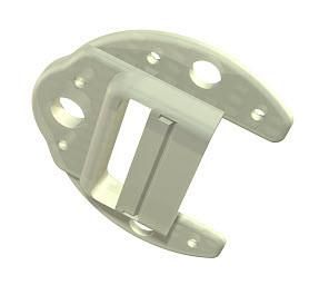 OBO Bettermann 510 25.3x5mm light grey ceiling outlet, 2236028