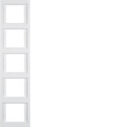 Berker 13537009 frame polar white, glossy Berker K.1