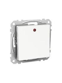 ELSO WDE002146 button 16A plug-in terminal. m. rocker Exxact white lit.