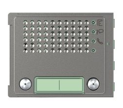 Bticino 351145 front panel SFERA Robur for loudspeaker LED 2RT-D ROBUR, (brass)