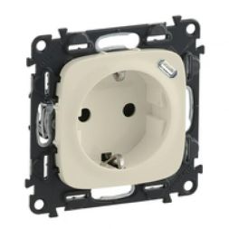 Legrand 753006 socket Valena Allure USB-C almond white, (beige)