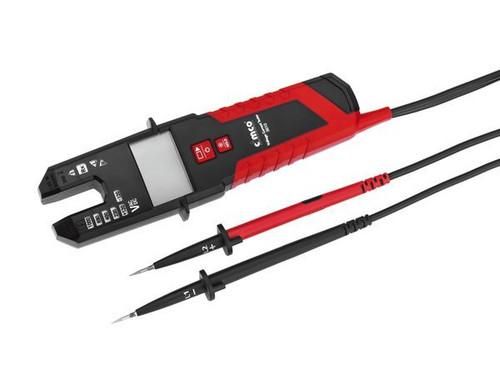 Cimco 111439 AC/DC TrueRMS LED/LCD incl. belt pouch current-voltage tester