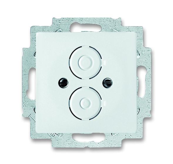 Busch-Jaeger 1748-84 central plate, with support ring studio white