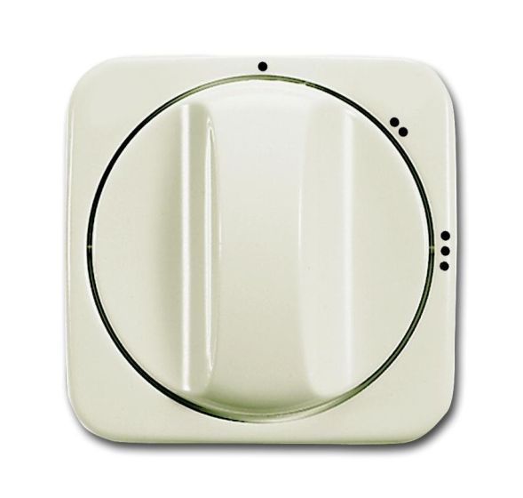 Busch-Jaeger 2542 DR/02-212 central plate, with rotary handle, with white imprint