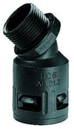 Flexa 15100013216 RQB45-M AD13.0 M16x1.5 black plastic quick screw connection