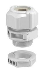 OBO Bettermann V-TEC TB20 11-14 divisible K M20 light grey cable gland, 2024948