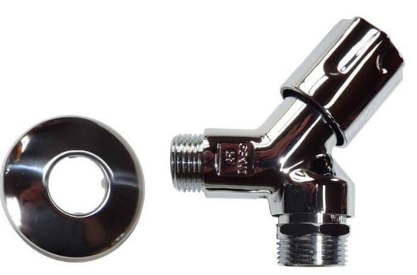 Puteus 9942 appliance connection valve with push-in rosette