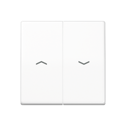 Jung AS591-5PWW rocker switch 2-way, with arrow symbols, Duroplast, AS series, alpine white