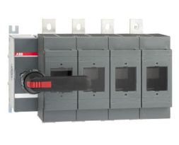 ABB Stotz-Kontakt OS800D04FP, load break switch for fuse, 4-pole, 800A with handle and shaft, 1SCA022825R5000
