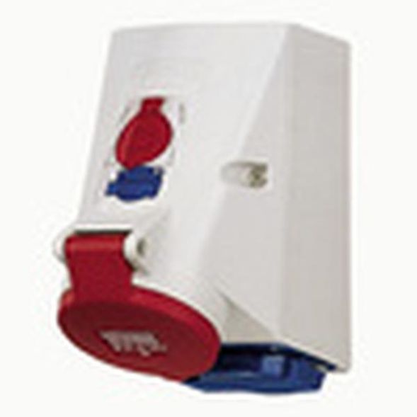 Mennekes 1649 16A5P 6H400V IP44 double box CEE wall socket