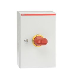 ABB Stotz-Kontakt OTL75A6U, safety switch 6-pole 37 kW 400V with red-yellow handle, 1SCA022696R4830