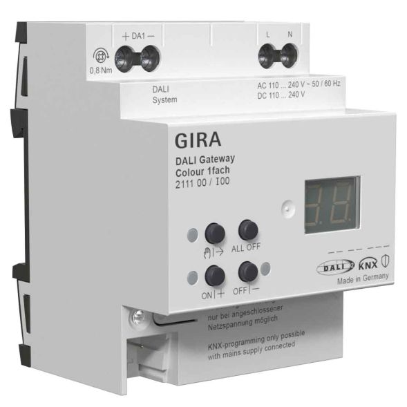 GIRA 211100 KNX DALI Gateway Color | 1x