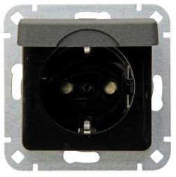 Kopp 914915008 with BS HK02 anthracite SCHUKO socket