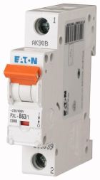 Eaton PXL-C63/1 circuit breaker, 63A, 1p, C-Char , 236070