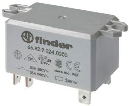 Finder 66.82.8.024.0300 power relay flat plug connection