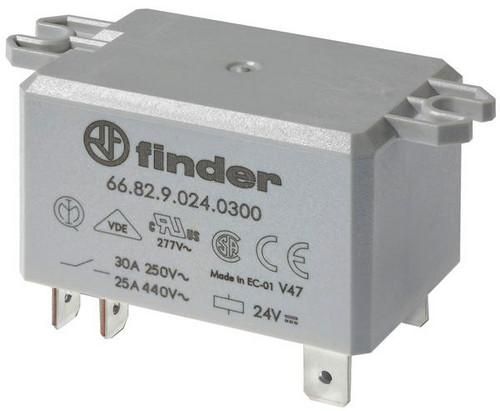 Finder 66.82.8.024.0300 power relay flat plug connection