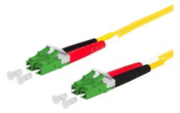 METZ CONNECT 151P1JAJA10E OpDAT LC-D APC/LC-D APC OS2 1.0m patch cable