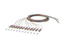 METZ CONNECT ST-PC OM4 0.9mm 12 colors 2m fiber optic pigtail OpDAT, 150N1AO0020E